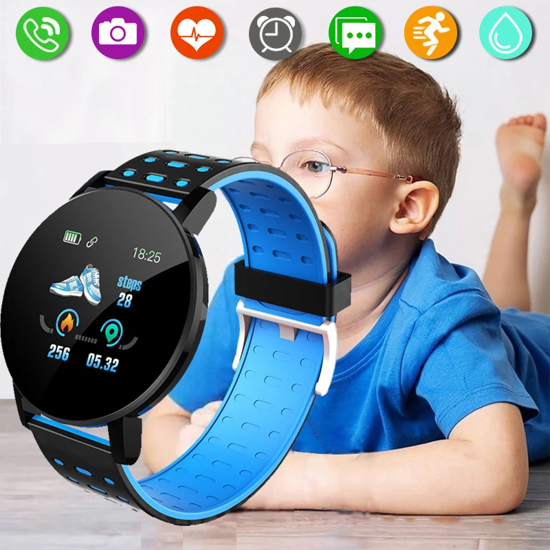 Smartwatch Digital Watches For Kid Boy With Alarm - Montre intelligente de sport étanche pour
