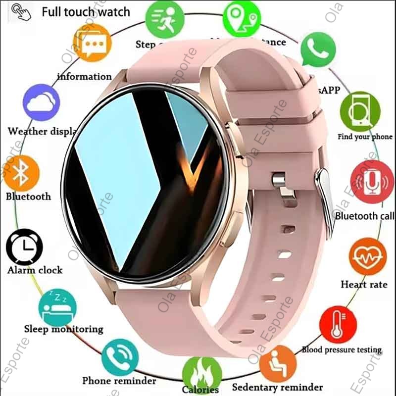 Smartwatch Angelo Watches - Bluetooth appel montre intelligente Pro 1.39