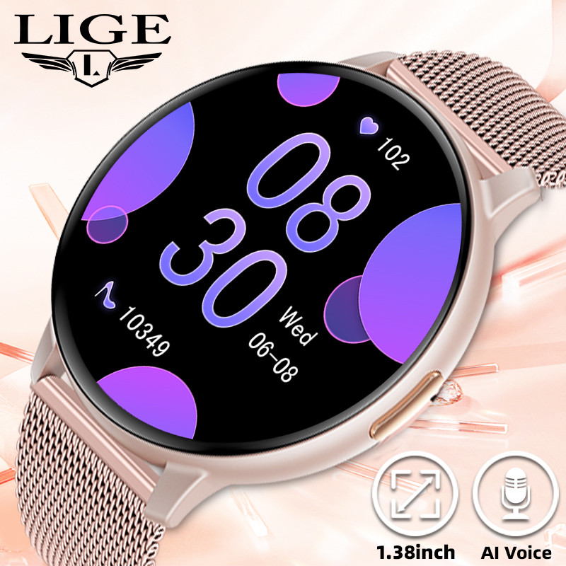 Smartwatch Angelo Watches - Montre connectée LIGE Fashion avec écran