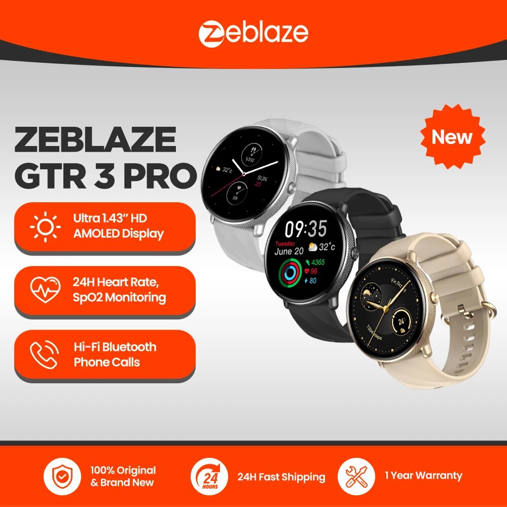 Smartwatch Angelo Watches - Zeblaze GTR 3 Pro Voix Appelant