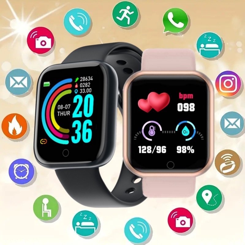 Smartwatch Digital Watches For Kids - Montre connectée Y68 D20 pour les