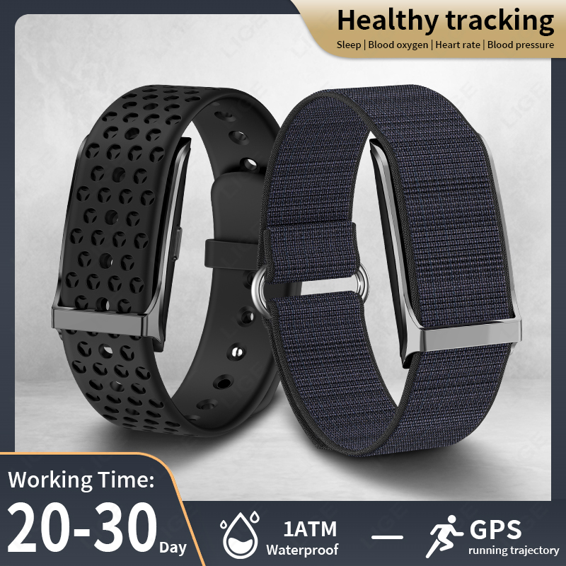 Smartwatch Square Watches For Men - LIGE-Montre connectée pour hommes et femmes,