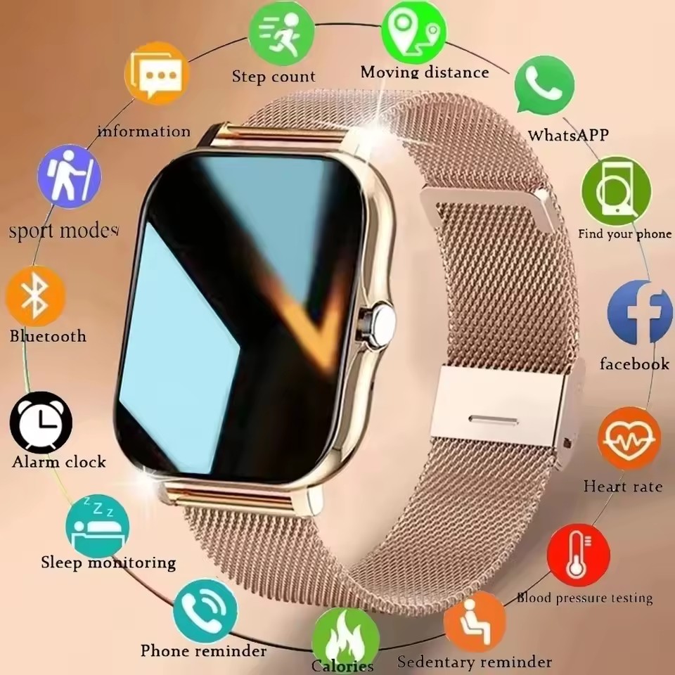 Smartwatch Angelo Watches - Montre intelligente Android IOS pour hommes
