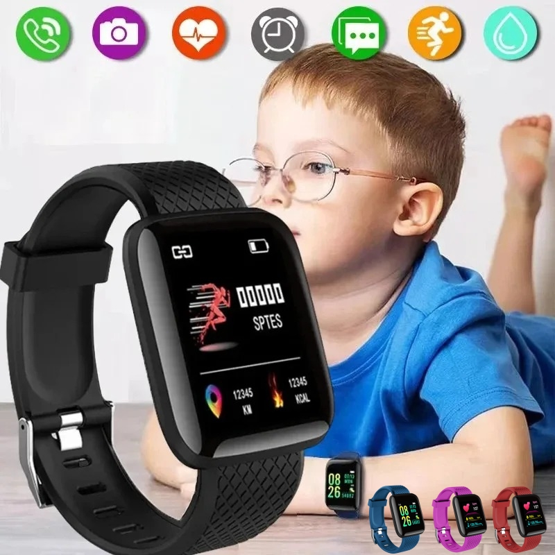 Smartwatch Digital Watches For Kid Boy With Alarm - Montre intelligente Sport Fitness enfants horloge
