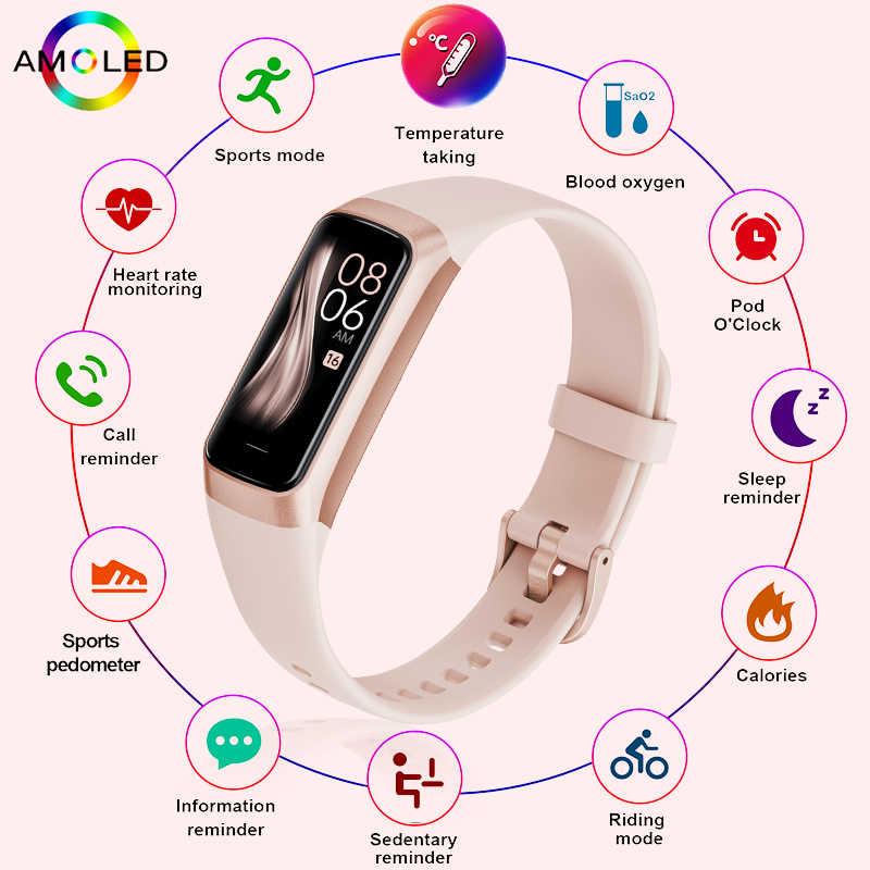 Watches Ladies Smartwatch - FOXBOX-Montre connectée pour les hommes et