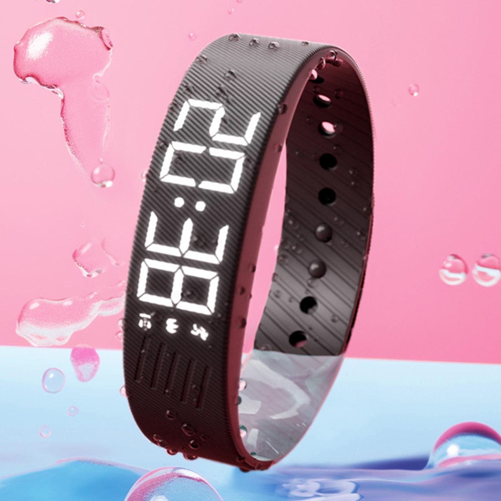 Smartwatch Digital Watches For Women - Montre connectée numérique avec alarme vibrante