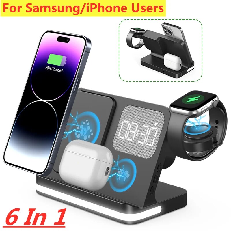 Smartwatch Apple Watch - Support de chargeur sans fil pour