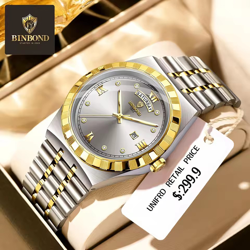 Smartwatch Trending Watches For Men - BINBOND montre pour hommes mode tendance