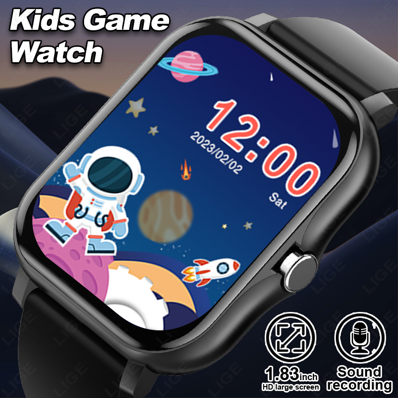 Smartwatch Digital Watches For Kid Boy With Alarm - LIGE 2025 Audiobook enfants Smartwatch mode