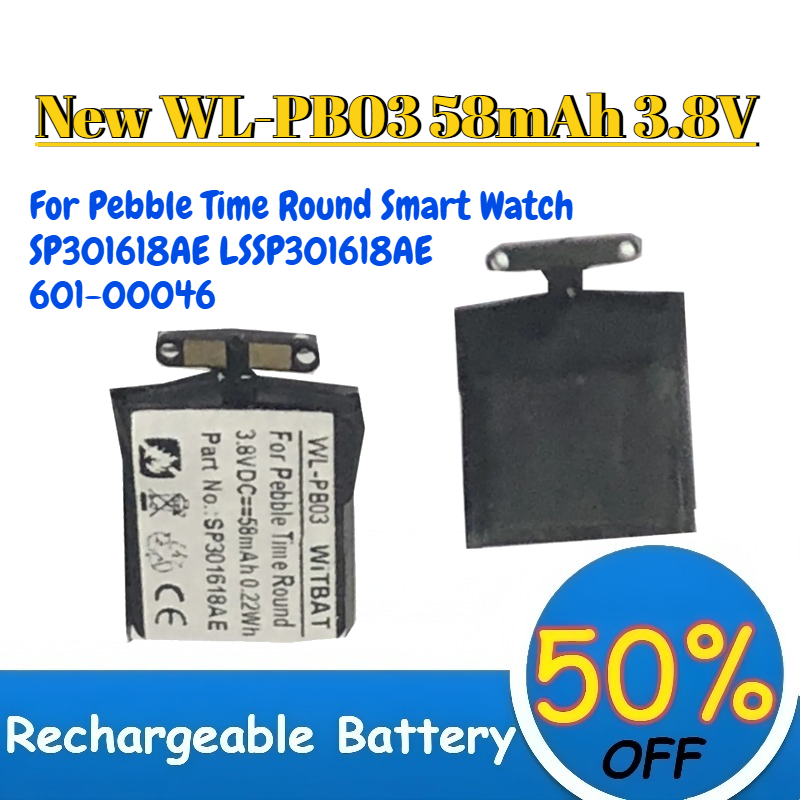 Smartwatch Pebble Watches - Batterie de remplacement de haute qualité