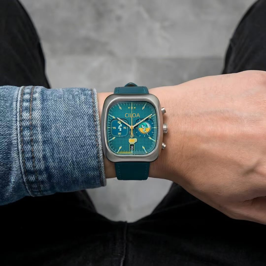 Smartwatch Square Watches For Men - Montre-bracelet pour homme CILOA Classic Retro