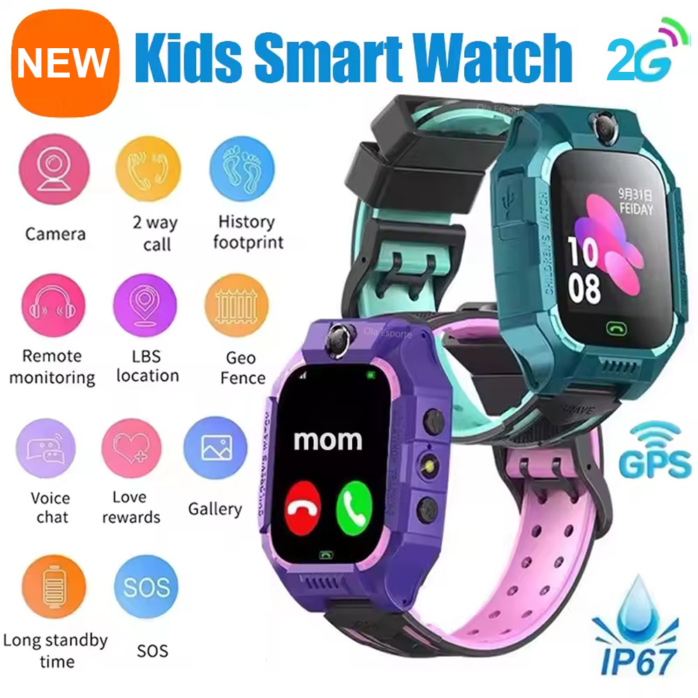 Smartwatch Watches Birthday Gift For Boys - Montre connectée 2G pour enfants, mini-téléphone