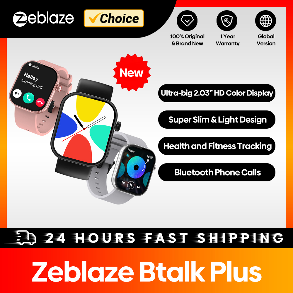 Smartwatch Health Watches For Women - Nouveau Zeblaze Btalk Plus appel vocal