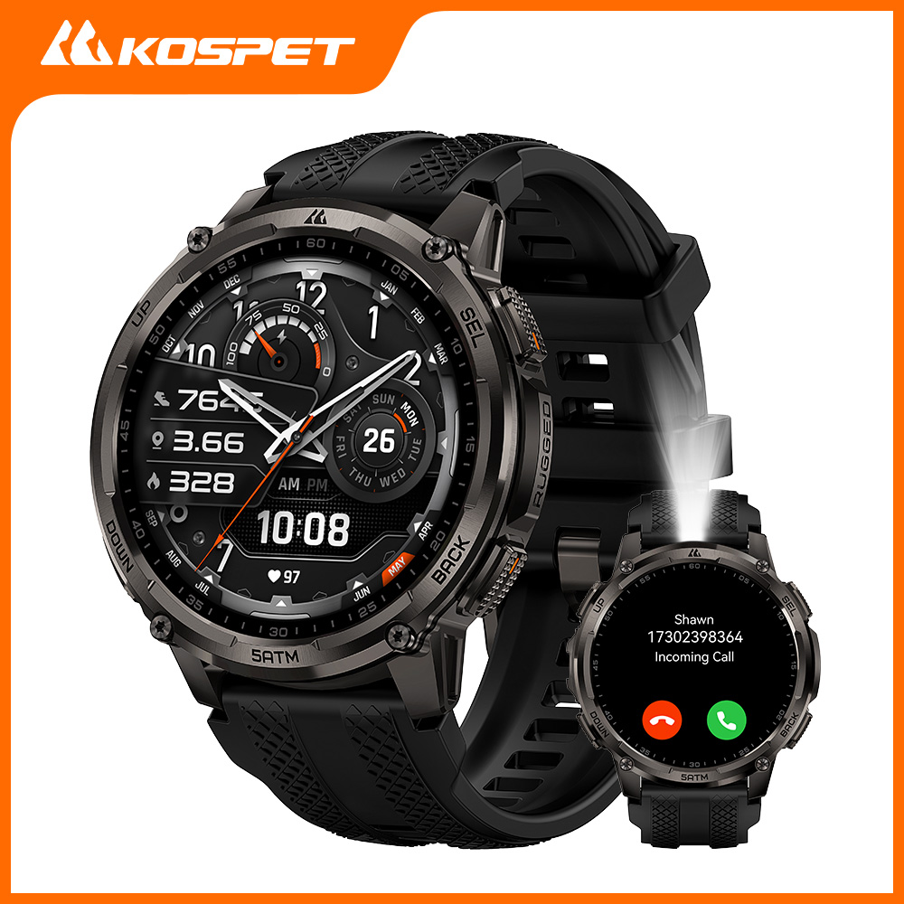 Smartwatch Rugged Watches For Men - KOSPET TANK T4C Montre connectée robuste