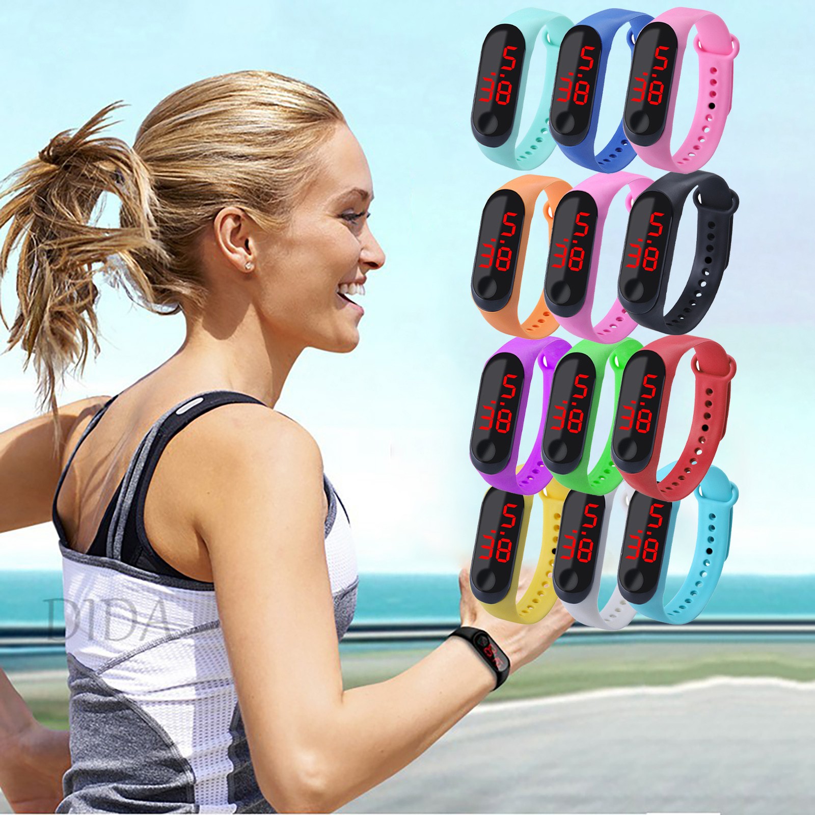 Smartwatch Digital Watches For Kids - Montre de sport électronique pour enfants,