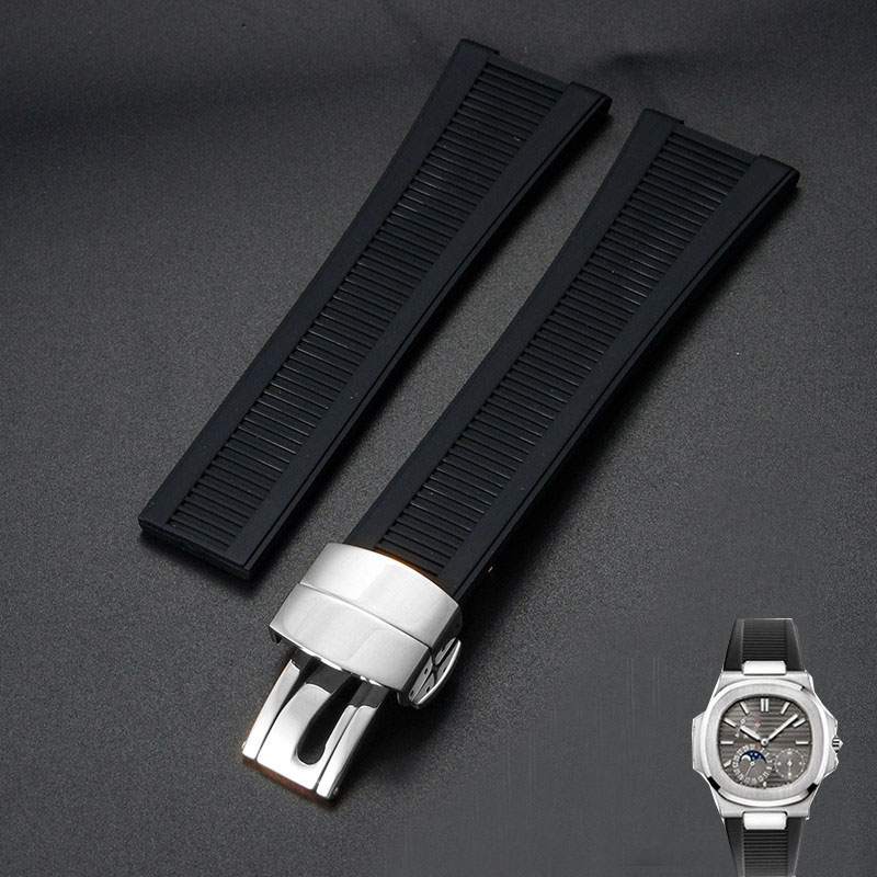 Patek Philippe Watch Nautilus - Bracelet de montre en Silicone pour