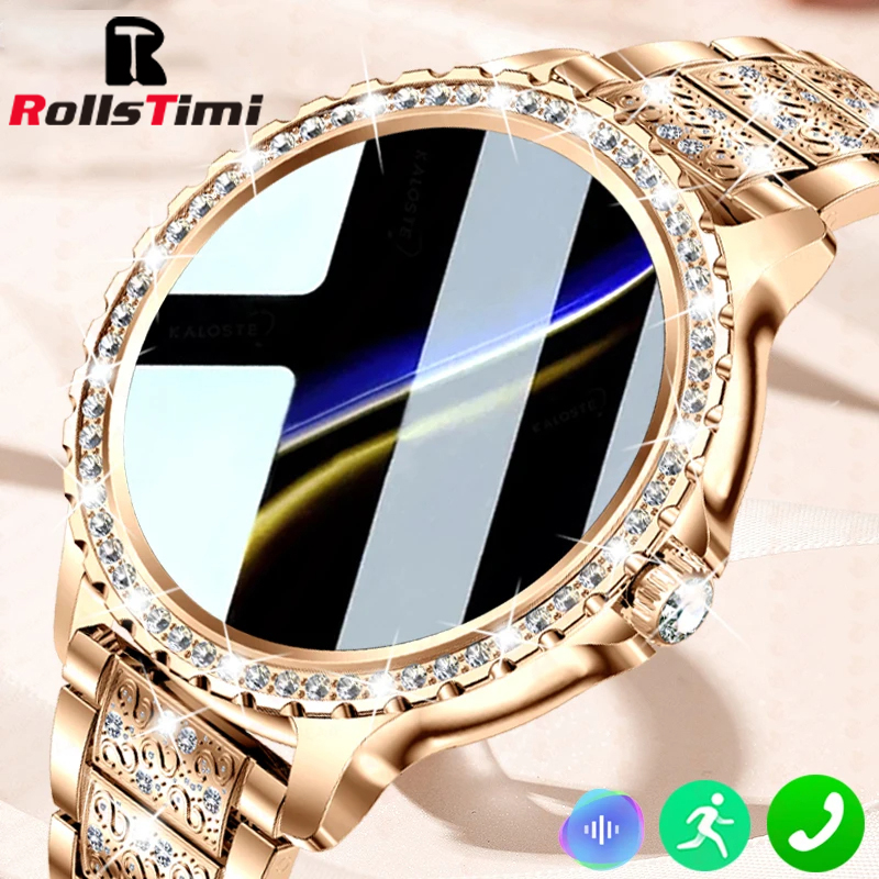 Watches Ladies Smartwatch - Mode luxe or femmes montre intelligente