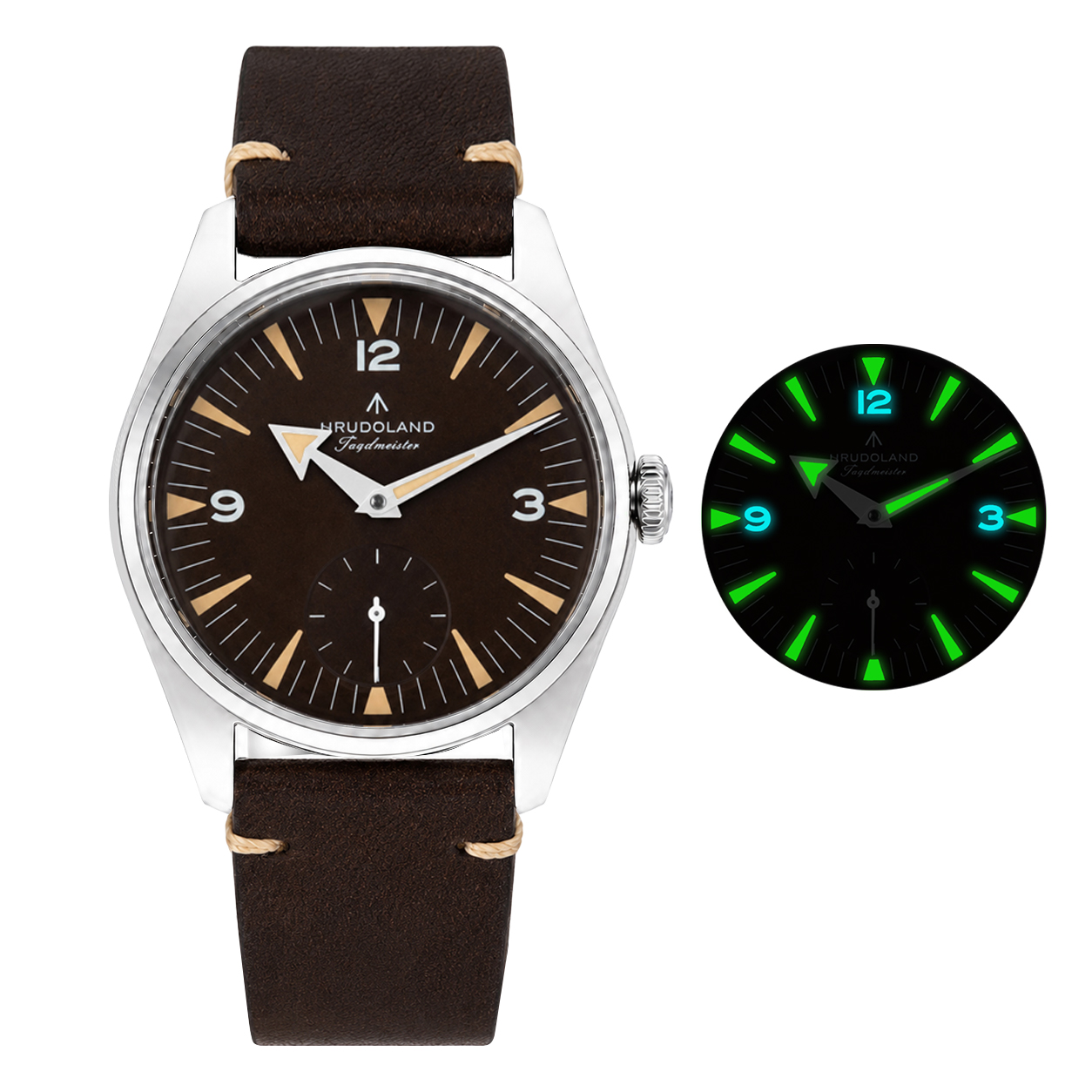 Vintage Digital Watch - HRUODLAND Montres hommes Vintage Field Watch