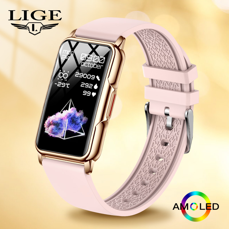 Watches Ladies Smartwatch - LIGE podomètre Bluetooth appel montre intelligente