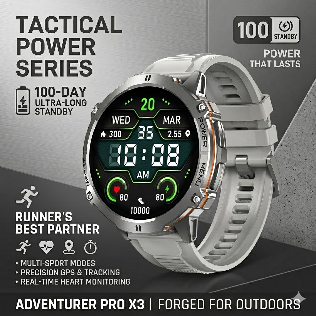 Montre connectée pour homme LE - Smartwatch Rugged Watches For Men avis et prix