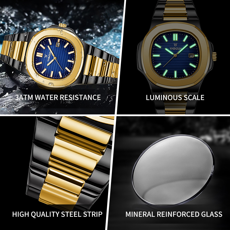 Montre homme Fashion Square Qu - Smartwatch Square Watches For Men avis et prix