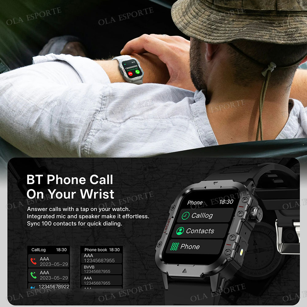 Nouvelle Montre Connectée Mili - Smartwatch Rugged Watches For Men avis et prix