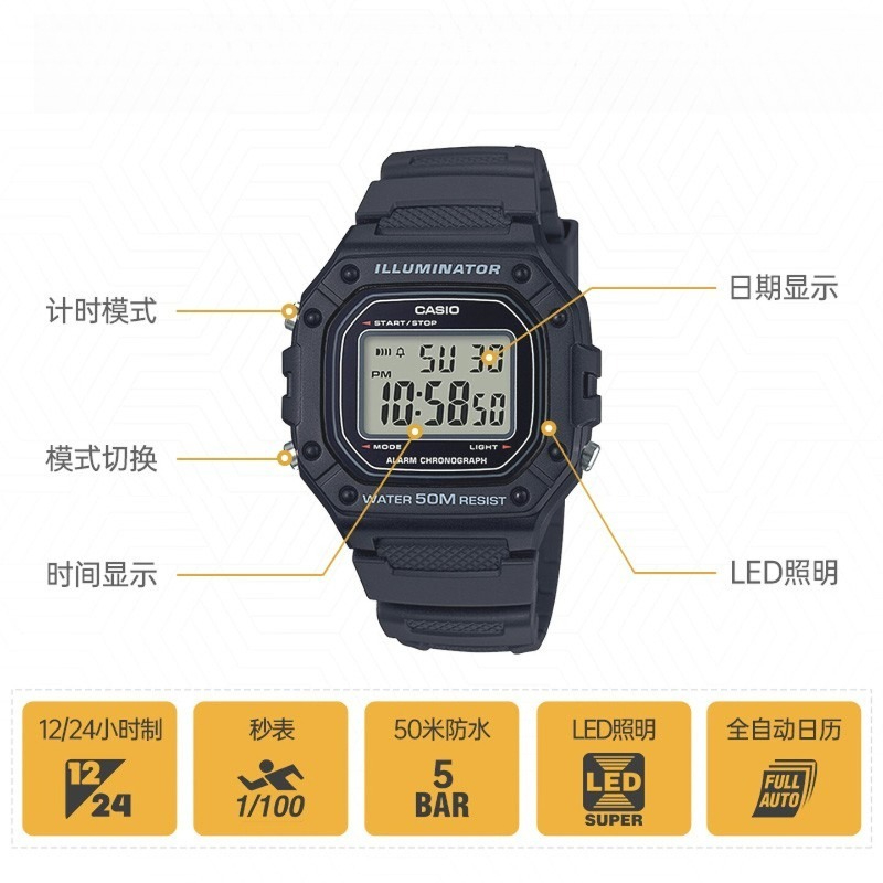 Montre sport numérique origina - Vintage Digital Watch avis et prix