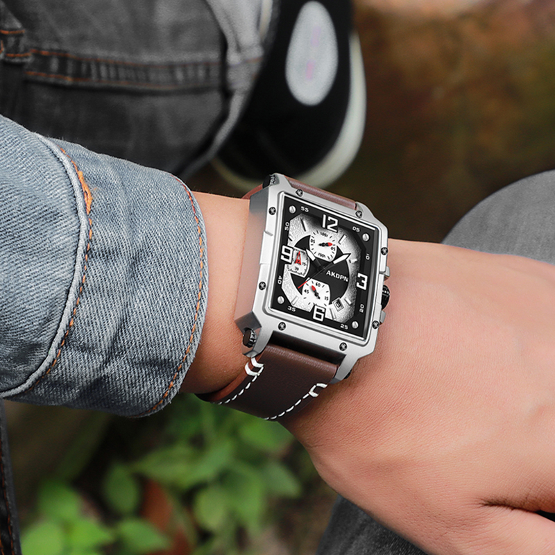 Montre pour homme, design orig - Smartwatch Square Watches For Men avis et prix