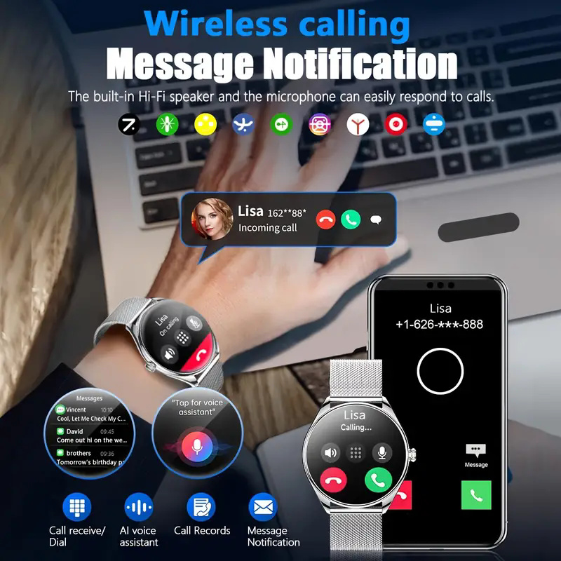 Montre connectée Ultra fine po - Watches Ladies Smartwatch avis et prix