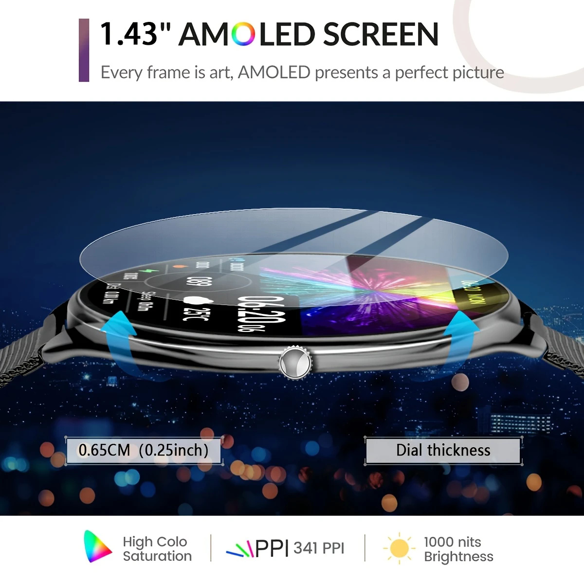 Montre connectée Ultra fine po - Watches Ladies Smartwatch avis et prix