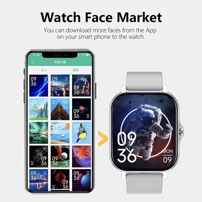 Montre connectée sportive Leno - Smartwatch Health Watches For Women avis et prix