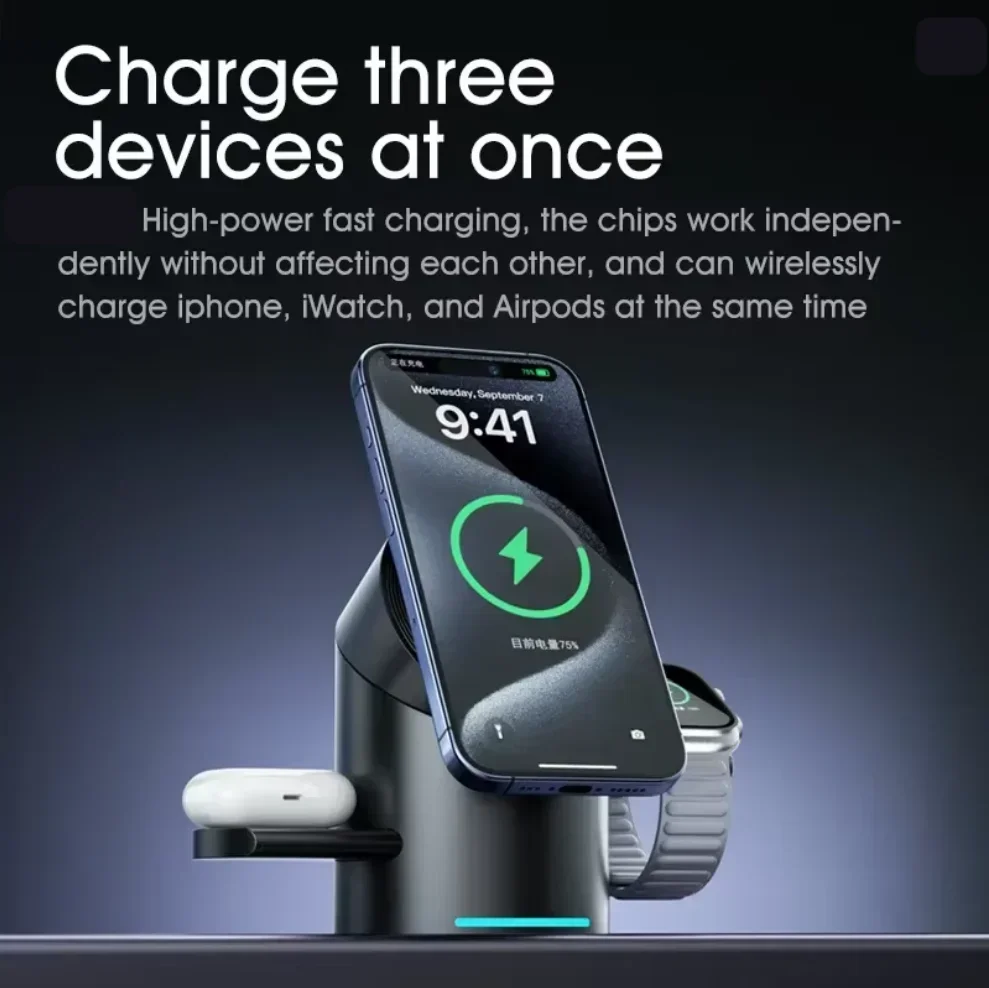 Chargeur sans fil magnétique 3 - Watch Smartwatch Android avis et prix