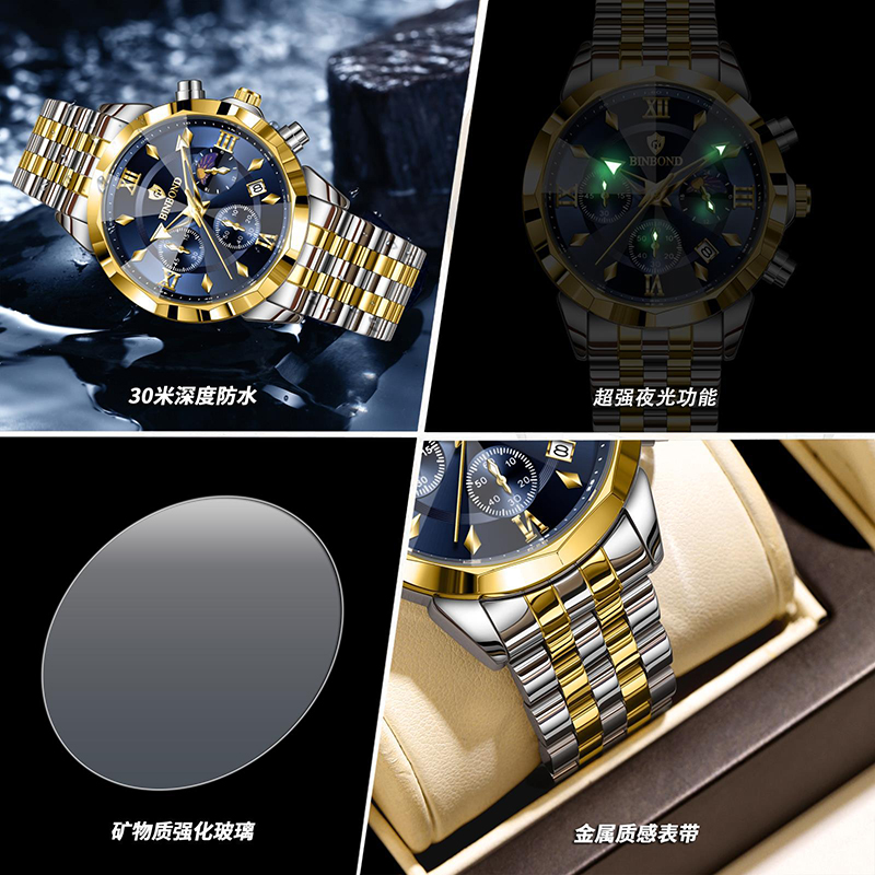 BINBOND authentique montre pou - Smartwatch Trending Watches For Men avis et prix