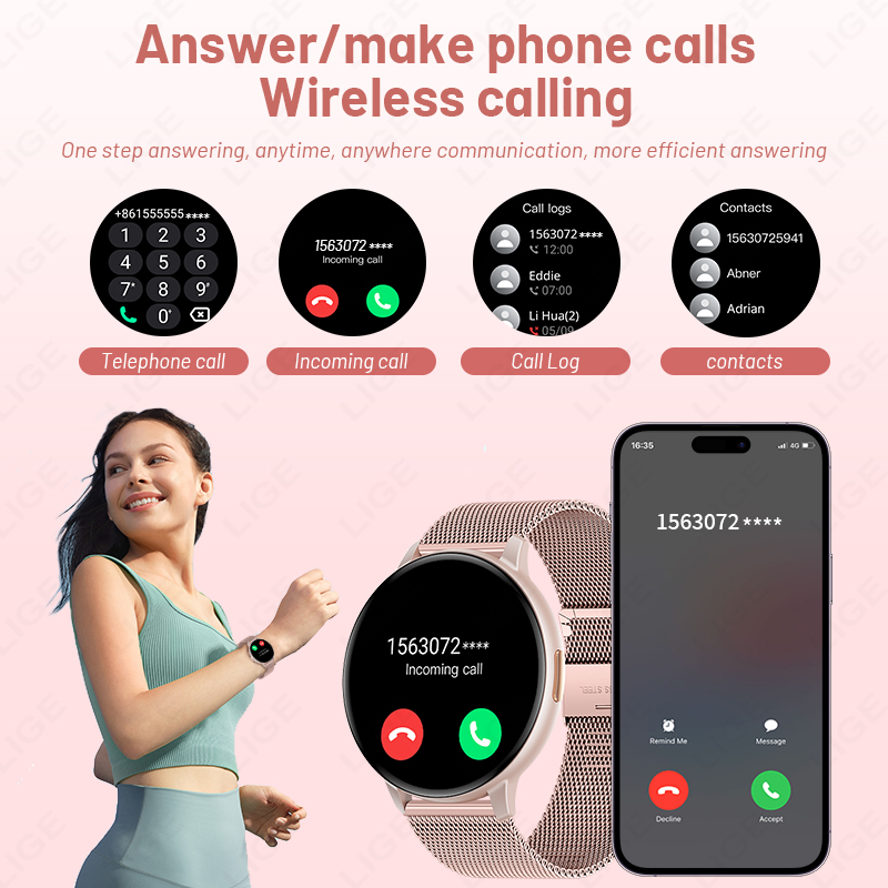 Montre connectée LIGE Fashion  - Smartwatch Angelo Watches avis et prix