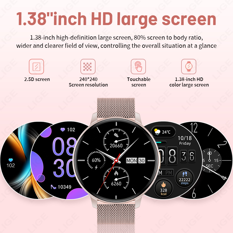 Montre connectée LIGE Fashion  - Smartwatch Angelo Watches avis et prix