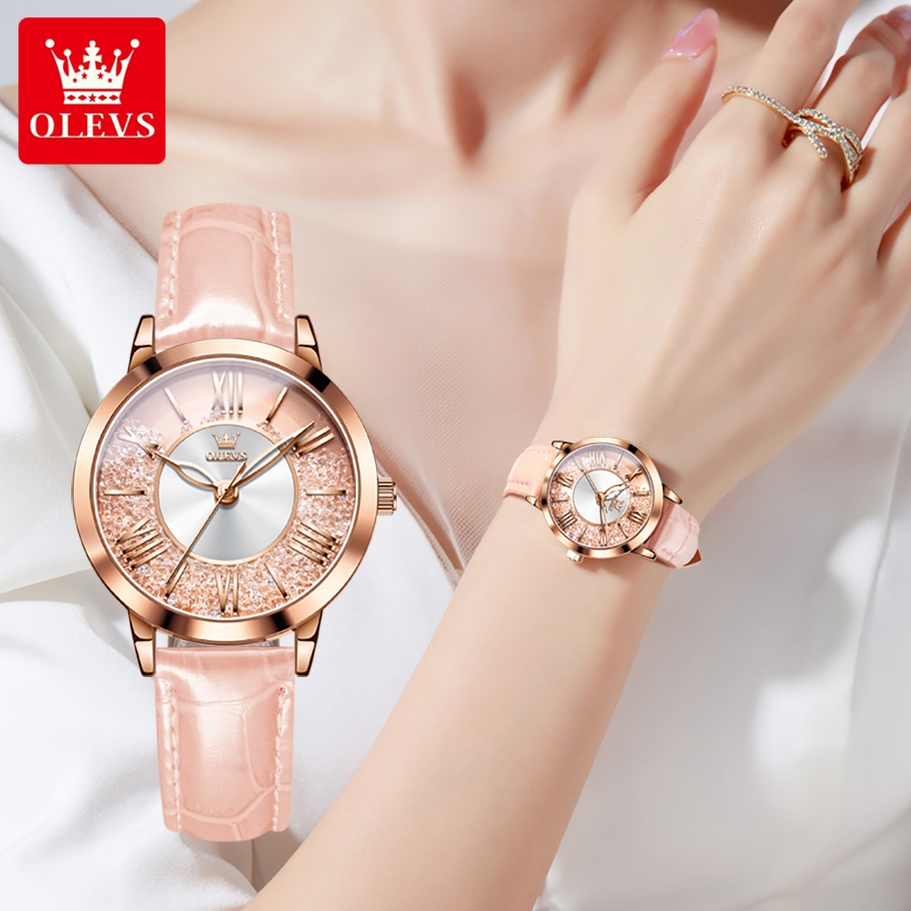 Montre OLEVS originale en cuir - Vintage Digital Watch avis et prix