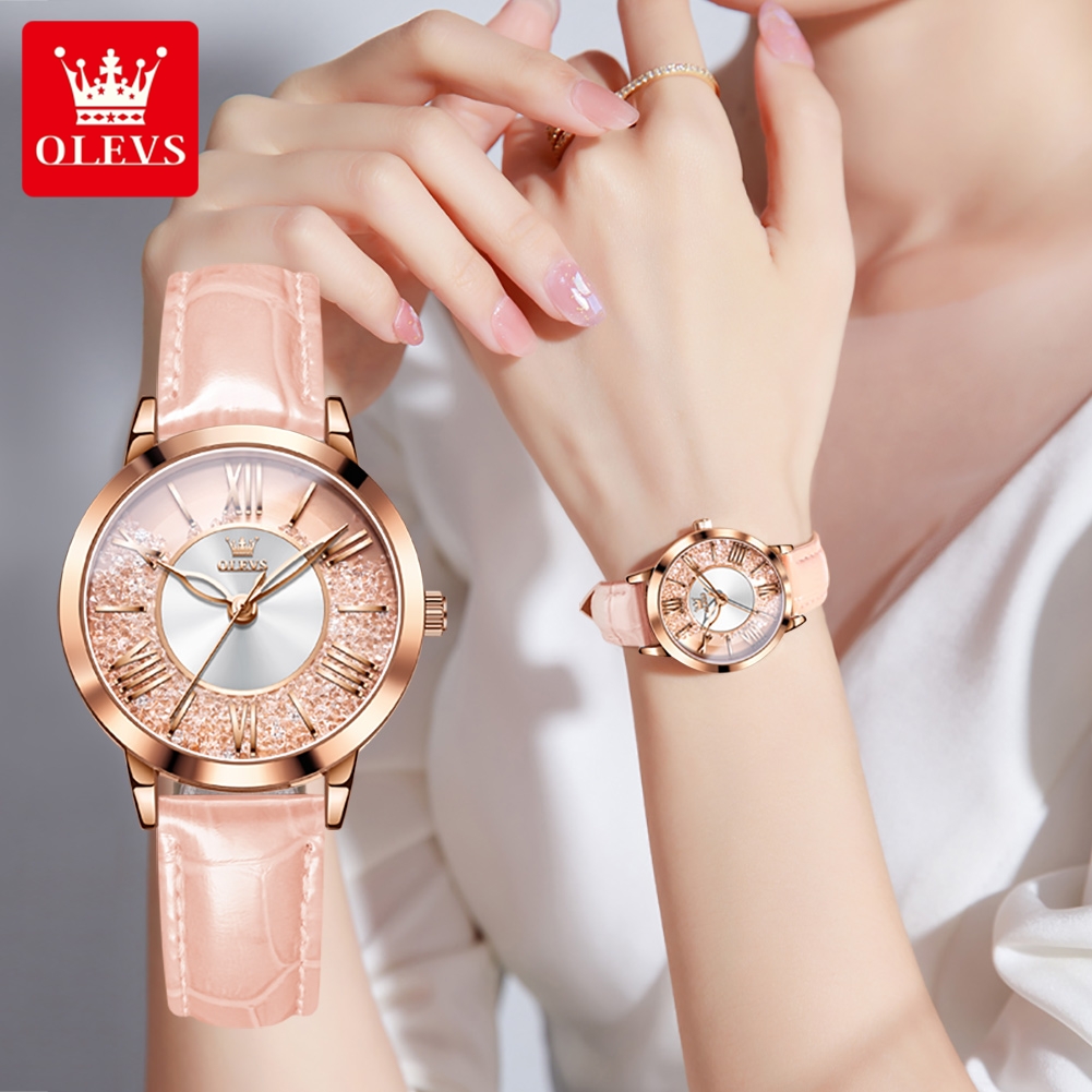 Montre OLEVS originale en cuir - Vintage Digital Watch avis et prix