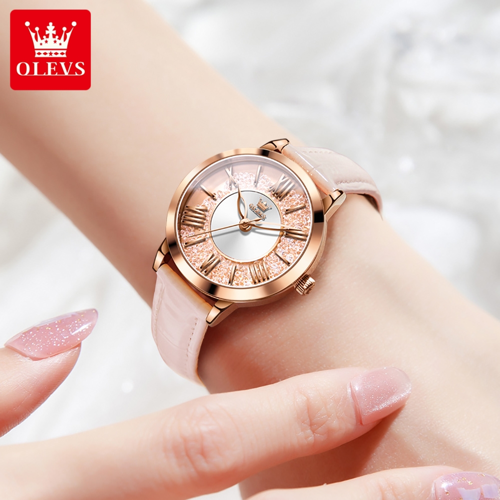 Montre OLEVS originale en cuir - Vintage Digital Watch avis et prix