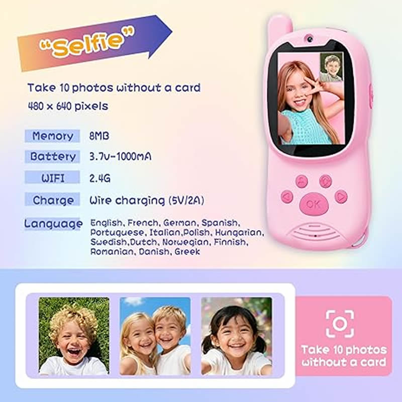 Talkies-walkies mignons, lot d - Smartwatch Digital Watches For Kids avis et prix
