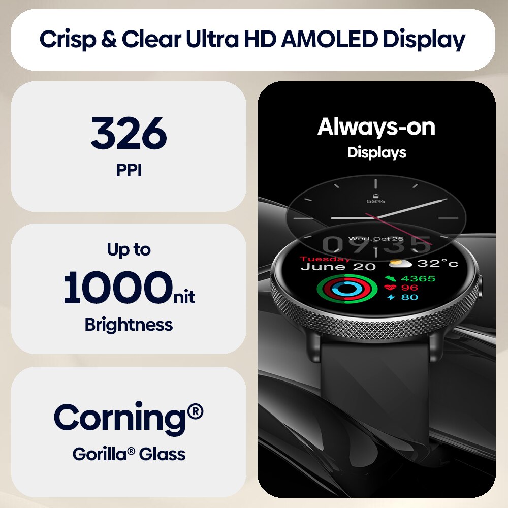 Zeblaze GTR 3 Pro Voix Appelan - Smartwatch Angelo Watches avis et prix