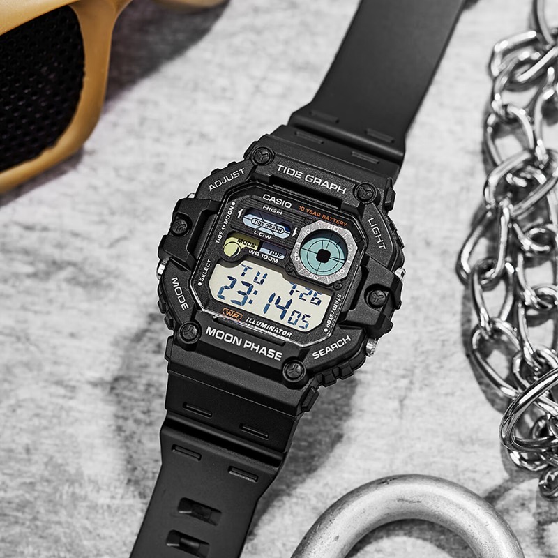 Montre numérique Casio série W - Vintage Digital Watch avis et prix