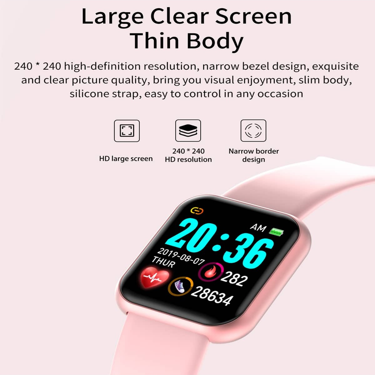 Montre connectée Y68 D20 pour  - Smartwatch Digital Watches For Kids avis et prix