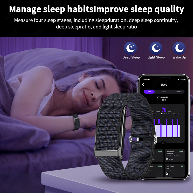 LIGE-Montre connectée pour hom - Smartwatch Square Watches For Men avis et prix
