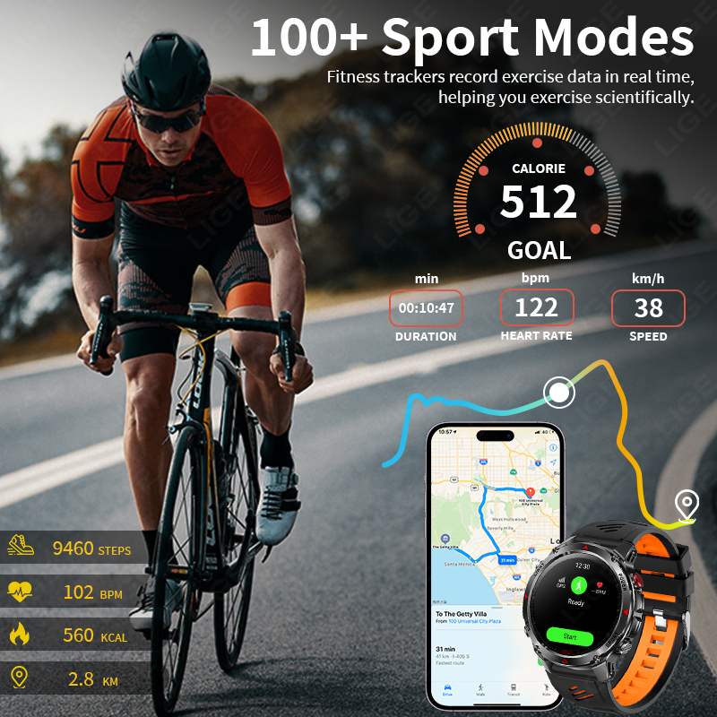 LIGE nouvelle montre intellige - Smartwatch Premium Watches For Men avis et prix