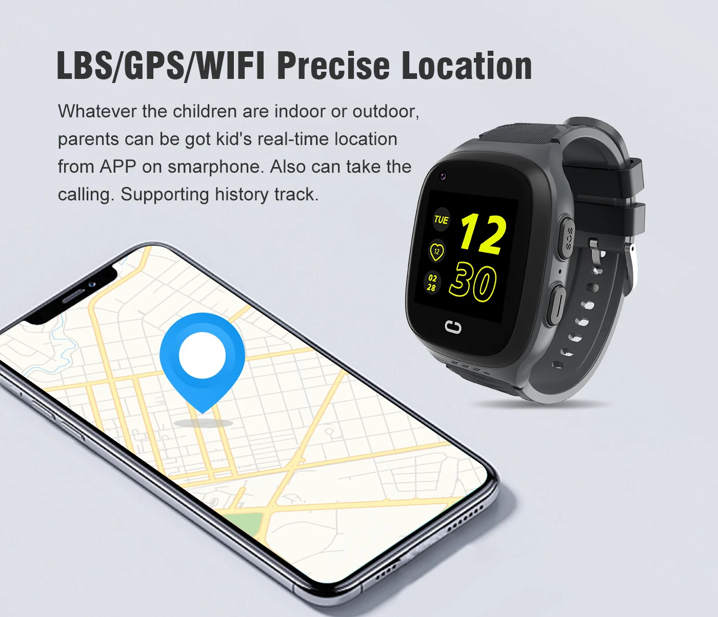 4G enfants Smartwatch SOS étan - Smartwatch Watches For Boys avis et prix