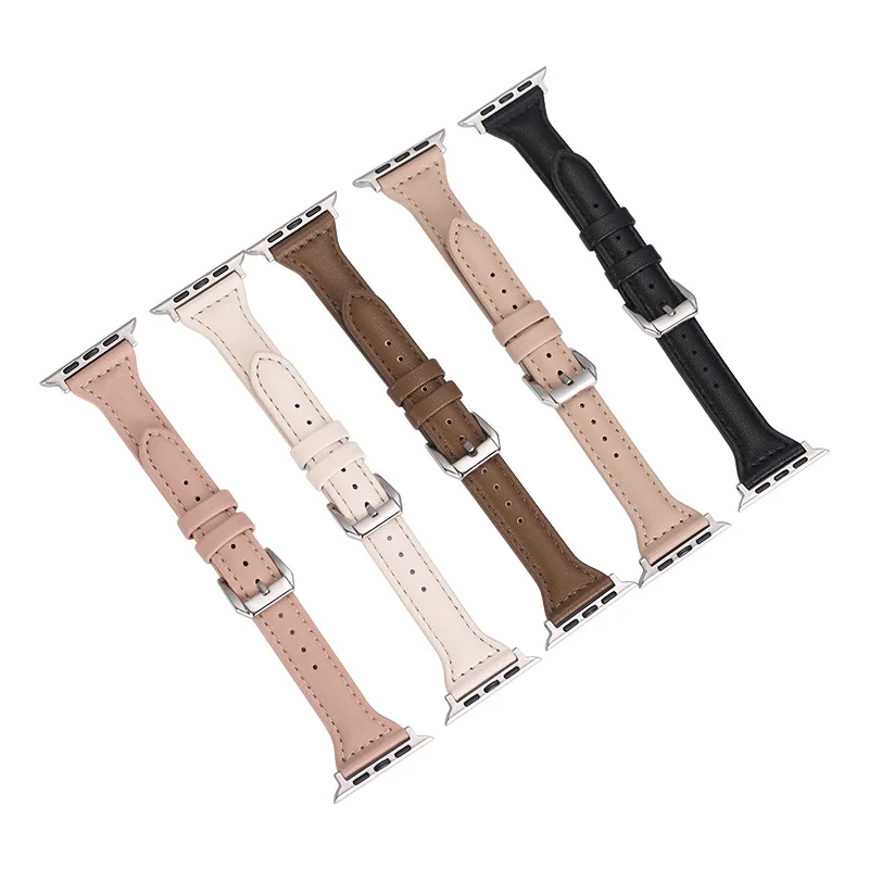 Bracelet en cuir mince pour br - Smartwatch Apple Watches For Women avis et prix