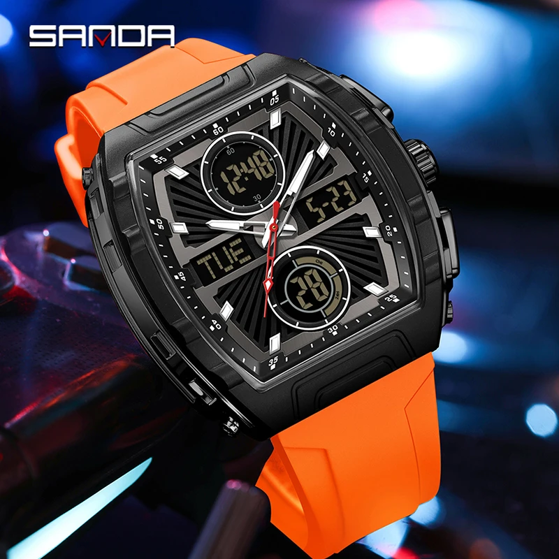 SANDA mode tendance montre pou - Smartwatch Trending Watches For Men avis et prix