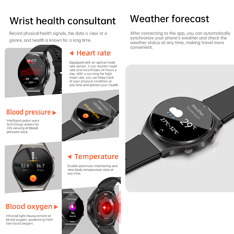 Montre connectée GEJIAN avec é - Smartwatch Health Watches For Women avis et prix