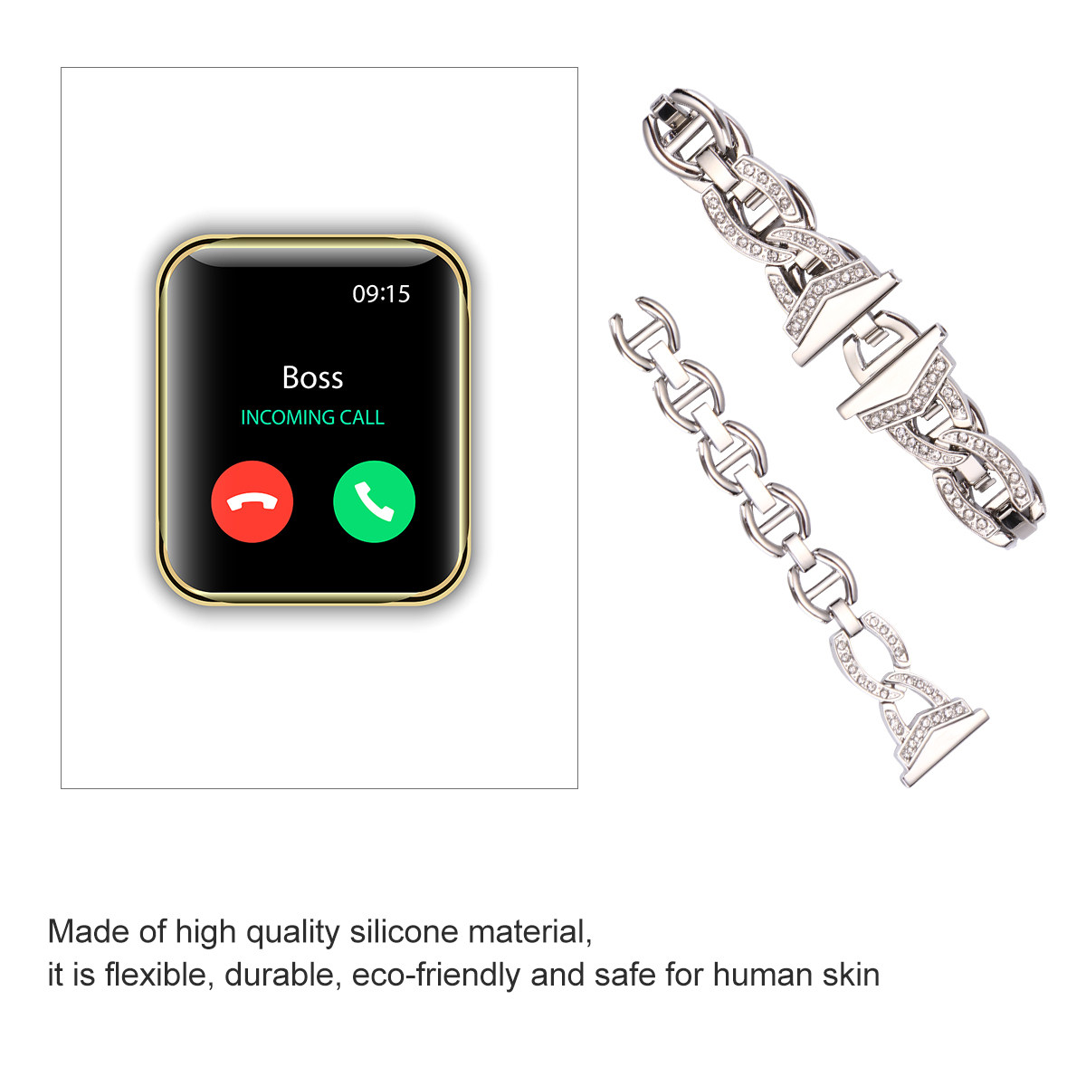 Bracelet de montre en acier in - Smartwatch Premium Watches For Men avis et prix