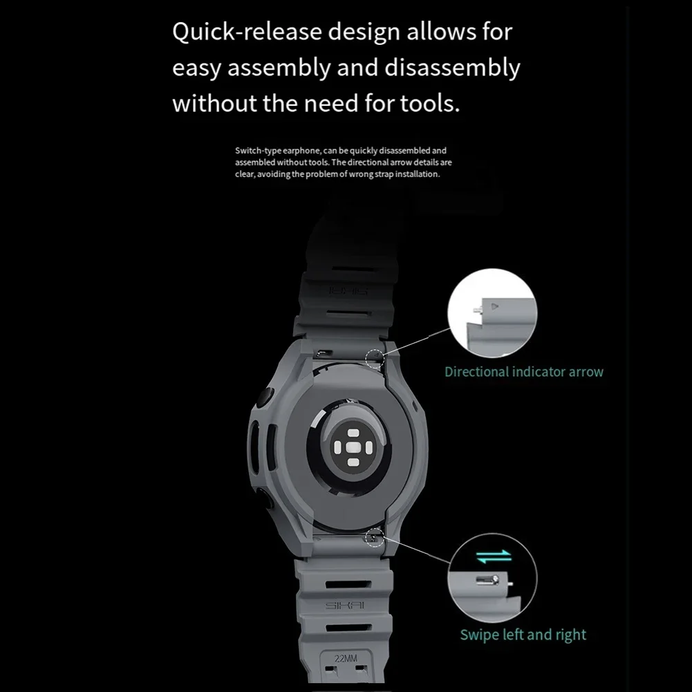 Bracelets en Silicone pour Sam - Watch Smartwatch Android avis et prix